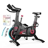 YESOUL Exercise Bike for Home – Stationary Bike with Stable Triangle Frame, Silent Magnetic Resistance, 300 lbs Capacity, Dual-Stage Drive & Alloy Flywheel, Smart APP with Scenic & Live Classes
