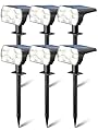 Kaxiida Solar Lights Outdoor Waterproof IP68, 3 Lighting Models Solar Powered Spot Lights Outdoor, 56LED Dusk to Dawn for Yard Patio Garden Pathway Landscape Lighting