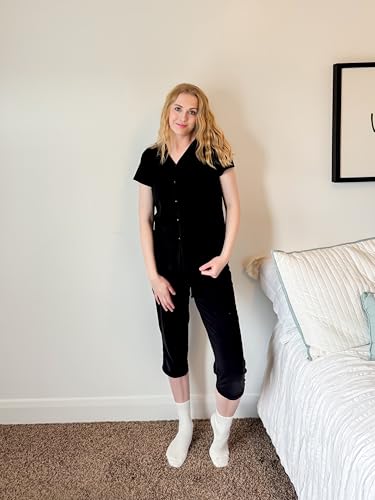 Women's Thin Cotton Crew Socks – Non-Slip Heel, Breathable & Moisture-Wicking,5-Pack Anti-Slip for Workouts,Casual3