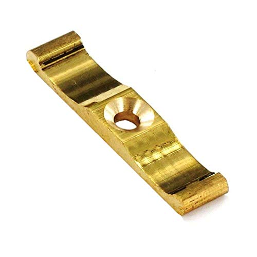 Dzina Loquet à bouton tournant, 38 mm, laiton massif, lot de 1