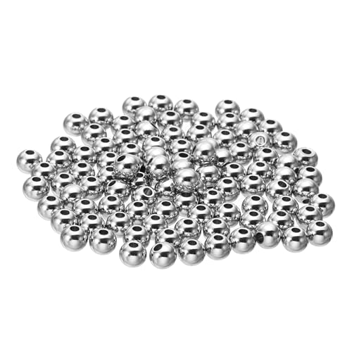 PATIKIL Cuentas De Madera De 0.630 In Para Hacer Manualidades, 100 Cuentas Redondas Sueltas Espaciadoras Para Macramé, Joyería, Pulsera, Decoración Hecha A Mano, Color Amarillo