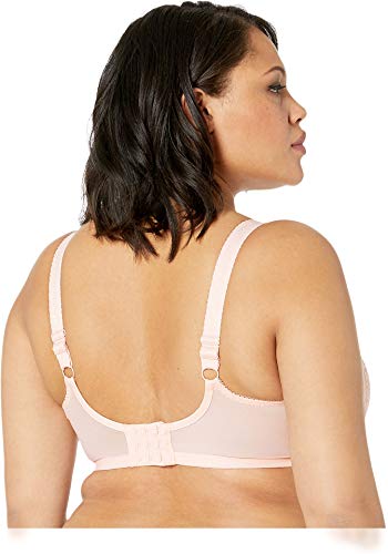Image of Elomi Women's Charley Stretch Plunge Bra: Stretch Lace & Mesh, Racerback Option. Low Plunge UK Sizes D-JJ, US Sizes D-N