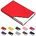 Business Name Card Holder Luxury PU Leather & Stainless Steel Multi Card Case,Business Name Card Holder Wallet Credit Card ID Case/Holder for Men & Women - Keep Your Business Cards Clean (Red) ¡­