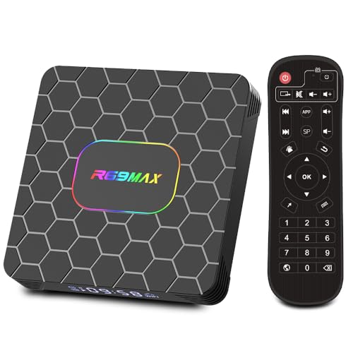 Android 14.0 TV Box, Box TV 4GB RAM 32GB ROM RK3528 Quad-Core Cortex-A53 8K Decoder, supporto...