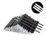 i-Laesh 200pcs Micro Brushes - Precision Microswabs for Eyelash Extensions, Lash Mascara Applicators - Ideal for Eye, Dental, Lashes, Brows, Personal Care - Black (Replacement - Pro Grip)