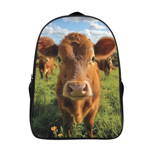 Mochila niña escolar grande impermeable con bolsillos laterales y correas ajustables