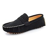 S. Tedazo Boys Girls Loafers Oxford Flats Boat Moccasin Slip-On Schooling Daily Walking Shoes