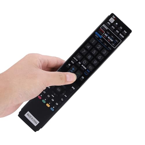 Télécommande de Télévision Universal Remplacement, Aucune Programmation Requise, Touches de Menu Dédiées, pour LED Tranchante/LCD/HD / 3D TV, Facile à Saisir, 2 X Piles AAA, – vue 2
