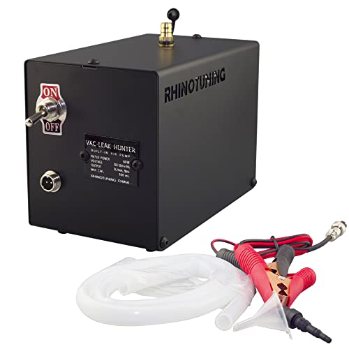 Rhinotuning Automotive Smoke Machine Car Pipe Leakage Diagnostic Tester 12V Built-In-Pump Vac-Leak Hunter For Motorcycle Car Truck #TOP6