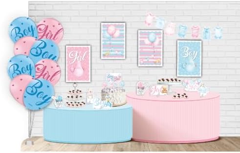 Kit Festa Chá Revelação Azul e Rosa
