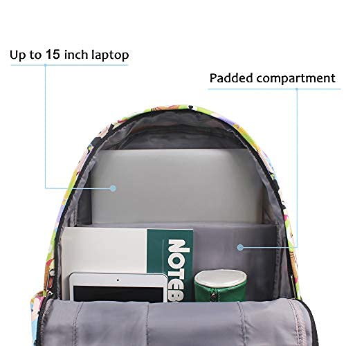 Finex Mickey Mouse & Minnie Mouse Comic Style Canvas Casual Daypack With 15 In Laptop Storage Compartment #TOP4