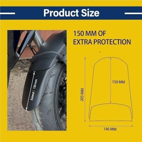 Extension de garde-boue avant moto CB1000 Hornet SP 2025 contre splash - 7