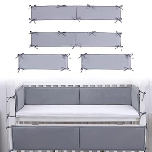 Image of 4Pcs Mesh Liner Padded Covers Soft Cotton Padding for Sides Breathable Anti-Collision Cushioned Pads