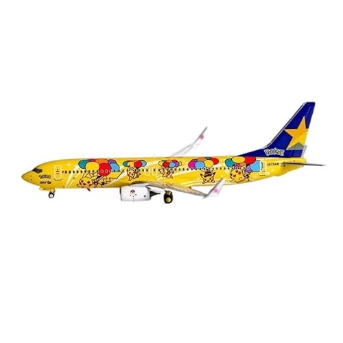対象: 1:400 スケール B737-800 JA73AB 航空機スカイマーク航空合金航空機コレクション展示モデルのサムネイル