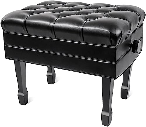 Tabouret Piano,Banquette Piano Banc Banc de piano solo, tabouret de piano réglable avec coussin imperméable et pieds élégants en fer à cheval, 61 x 43 x 48-58 cm, adapté à la pratique de la musique ( - Les Beatles, Paul McCartney, John Lennon, RIngo Starr, George Harrison Tabouret Piano,Banquette Piano Banc Banc de piano solo, tabouret de piano réglable avec coussin imperméable et pieds élégants en fer à cheval, 61 x 43 x 48-58 cm, adapté à la pratique de la musique (