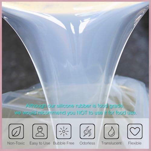 Silicone moulage SANAAA formule fluide 1:1 pour détails précis de vos moules
