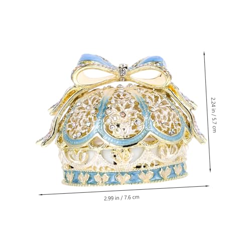 Boîte à bague émaillée et petite boîte à bijoux pour rangement bagues