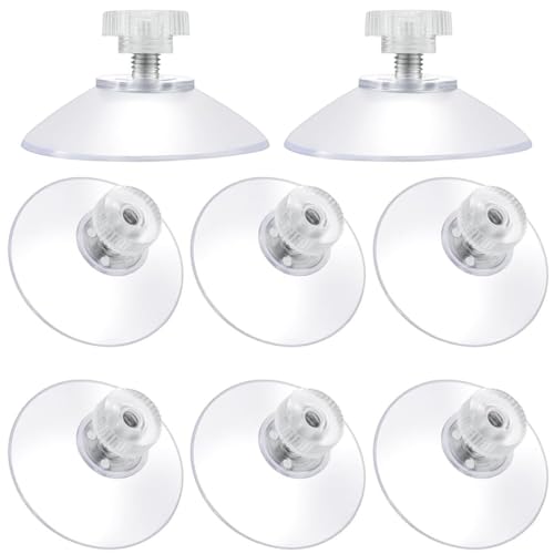 JEYORZY 8 Pezzi Ventose Ø 41mm, Ventose piccole, Ventose Trasparenti,