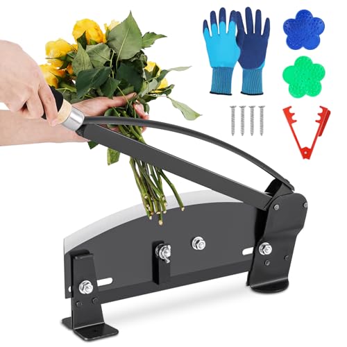 YUCHENGTECH Taglierina Professionale per Steli di Fiori 35.6cm Taglierina per Steli Floreali per Impieghi Gravosi per il Taglio dei Fiori per Fioristi, Allestimenti Nuziali e Uso Domestico