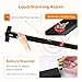 BEAMNOVA Commercial Door Push Bar Panic Exit Device with Alarm Exterior Lever Roller Strike Plate End Cap Lock Key Set for 27.5 to 41 inches Wide Door, Black
