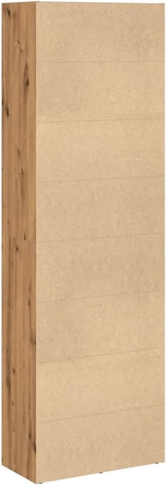 Back view of vidaXL Modern Bookcase