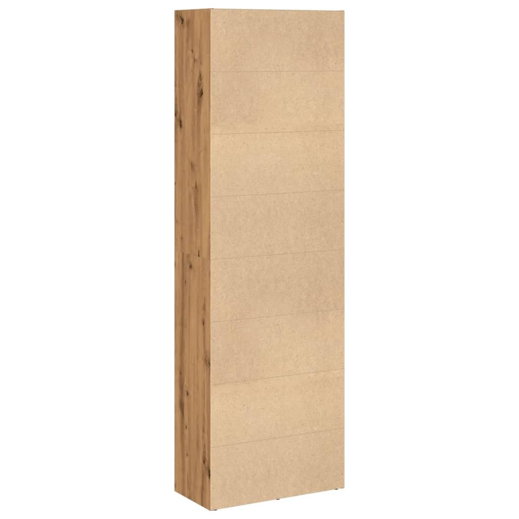 Generisch Bücherregal Artisan-Eiche 60x30x189 cm Holzwerkstoff,Möbel,Regalsysteme,Bücherregale Bücherschränke-857925