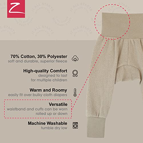 Zutano Unisex Baby Fleece Pants For Boys And Girls, Baby Sweatpants And Joggers, Khaki, 18 Months #TOP17