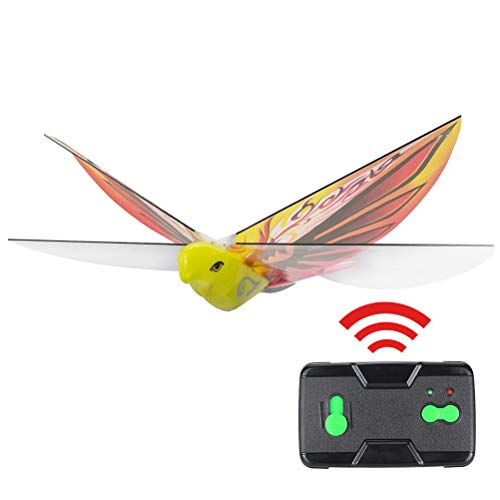 Gmuret Mini Forme d'oiseau de Drone, Jouets d'oiseaux télécommandés électroniques avec lumières LED, Cadeaux d'avions télécommandés pour Enfants...