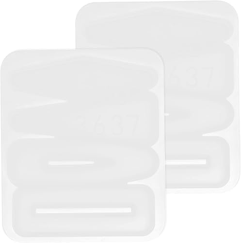 Miniatura 9 de COHEALI Molde de silicona para horquilla, molde de resina epoxi, moldes de fundición de joyería, molde de joyería de resina, pinzas para el cabello