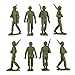 BMC Marx Plastic Army Men Marching US Soldiers - Green 27pc WW2 Figures US Made