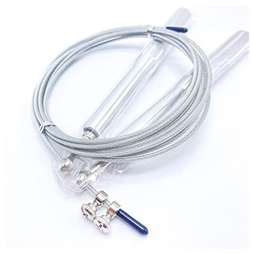 Corda Pular Aço Crossfit 3m Rolamento Speed Profissional Prata