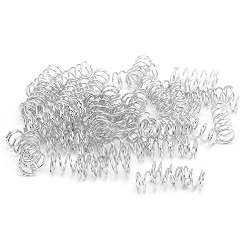 Respicefinem 100Pcs ZAxis Platform Support Spring Extruder Powerful Supporting 3D Printer Accessories Suitable for Most 3D Printer Extruder Settings with Long Compression Length
