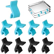 8 Pack Baking Sheet Stackers, Reusable Trays Stacking Holder, Multipurpose Baking Tray Stackers Suitable, for Home Kitchen, Space-Saving Trays Stacking Holder