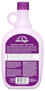 Village Naturals Bath Shoppe Moisturizing Lavender Chamomile Milk Bath - Hydrates Skin - Made with Shea Butter and Vitamin E (Pack of 2 Bottles, 28 fl oz Each)