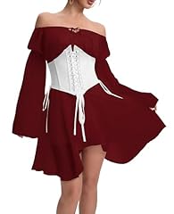 03-red+off White Corset