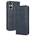 Produktbild EASSGU Handyhülle für ZTE Blade V40s (6.67" Inches) Flip Folio PU Leder Magnetschalter Schutzhülle, [3 Kartenfach] [1 Wallet] Stand Case - Blau