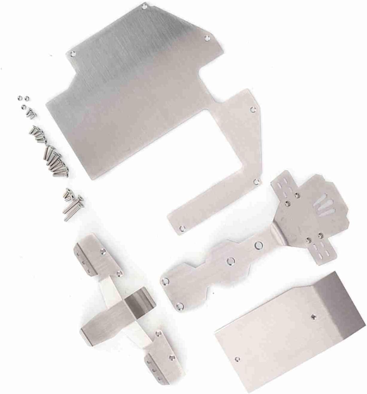 Stainless Steel Armor Protection Kit,for TRAXXAS 1/7 UDR RC Car Including Front Chassis Guard and Rear Bumper Accessories
