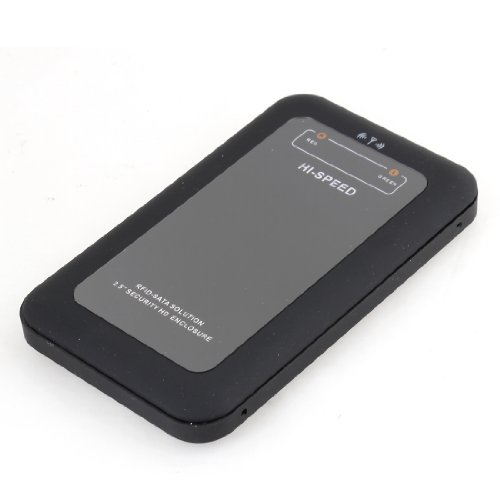 Caja externa USB 2.0 a SATA 2.5 pulgadas negra miniatura 1