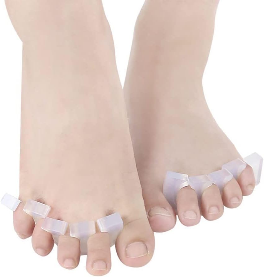 DEAVER Gel Toe Stretcher and Toe Separator. Bunion Relief, Hammer Toes, for Women and Men. Instant Pain Relief After Yoga and Other Sporting Activities