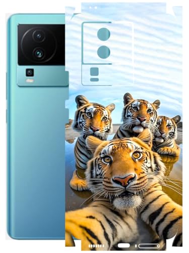 Image of AtOdds - Full Body Back Screen Guard Protector Film - Lamination Wrap Skin Sticker Compatible with IQOO NEO 7 PRO (5G) | Scratchproof Matte Finish (Selfie)