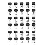 Silicone Number Pendants from 0-9 for Baseball Necklace,Baseball Number Pendant,Pendant for Sports Fan...