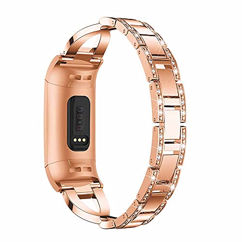 �����p �R���p�`�u�� Fitbit Charge 3 / Charge 3 SE/Charge 4 (�t�B�b�g�r�b�g �`���[�W 4) ���v�o���h�AClassicase ���^���u���X���b�g�N���X�^���X�^�C�����v�o���h�X�g���b�v (Pattern 1)