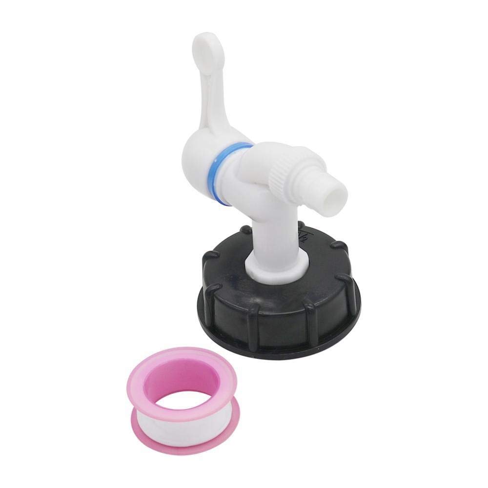 Narzędzia do naprawy rur S60x6 IBC Zbiornik adapter do tworzywa sztucznego 1/2 "Dotknij Złącza zastępcze Wymiana Strona główna Ogród Złącza wodne Opróżnia adapter Kran
