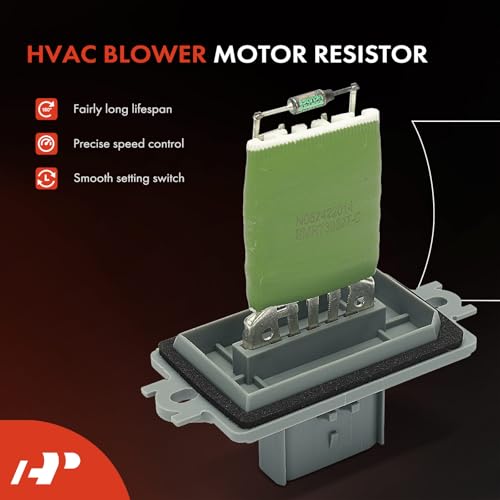 Image of A-Premium Front HVAC Blower Motor Resistor Compatible with Chrysler & Dodge | for Chrysler Sebring 2005-2006 & Dodge Stratus 2005-2006 - with Wire Harness Kit, Replace# 5166541AA
