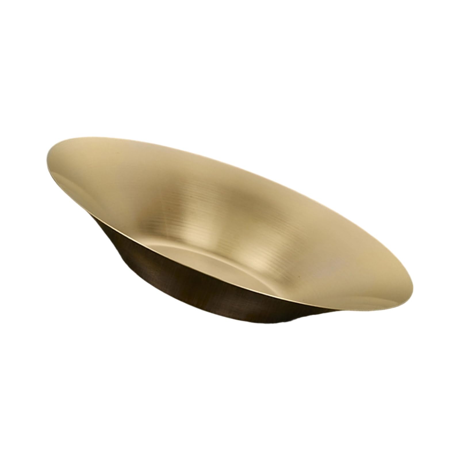 carotoe Modern Round Nonrust Steel Serving Tray Rustproof Easy Cleaning Fruit Dessert Display Plate Kitchens Fruit Container Circular