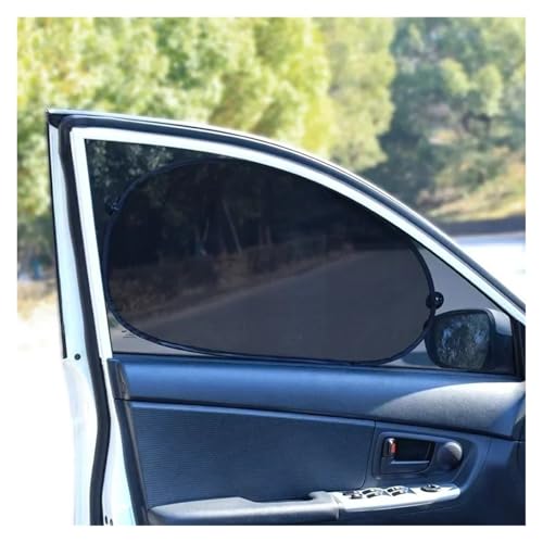 Pare-soleil voiture universel pliant pour vitres latérales avant - 4