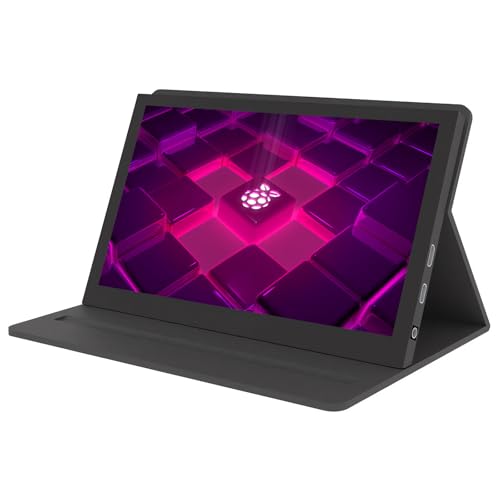 Aurevita Mini monitor HDMI de 7 pulgadas, monitor IPS portátil, pantalla LCD 1024 × 600, ángulo de visión de 178°, pantalla pequeña para Raspberry Pi, ordenador portátil, PC, TV, DVD/CVBS (sin