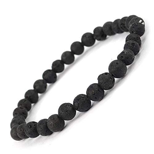 Image of Reiki Crystal Products Certified Natural Crystal Stone Bracelet 6 mm Round Beads for Men & Women | Premium Gemstone Jewellery Collection | Reiki Charged | Multiple Stone Variants Available