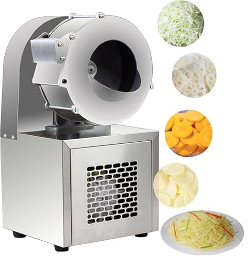 180W Electric Vegetable Slicer & Shredder - Commercial Grade Stainless Steel Food Processor with Adjustable Blades, Ideal for Cabbage & Potato, High-Volume Kitchen Essential