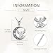 ZPMMPZ Phoenix Necklace 925 Sterling Silver Phoenix Moon Pendant Phoenix Jewelry Gifts for Women